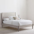 Mid-Century Modern Bed - Pebble