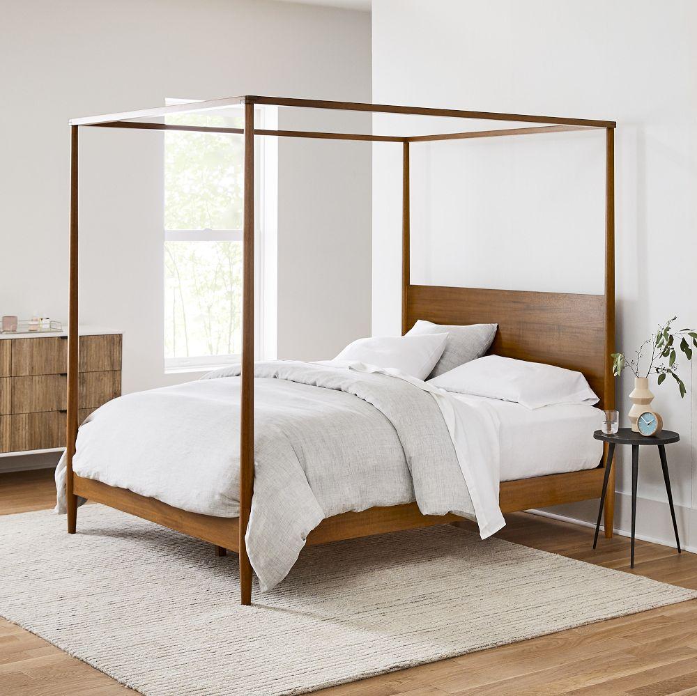 Mid-Century Modern Canopy Bed