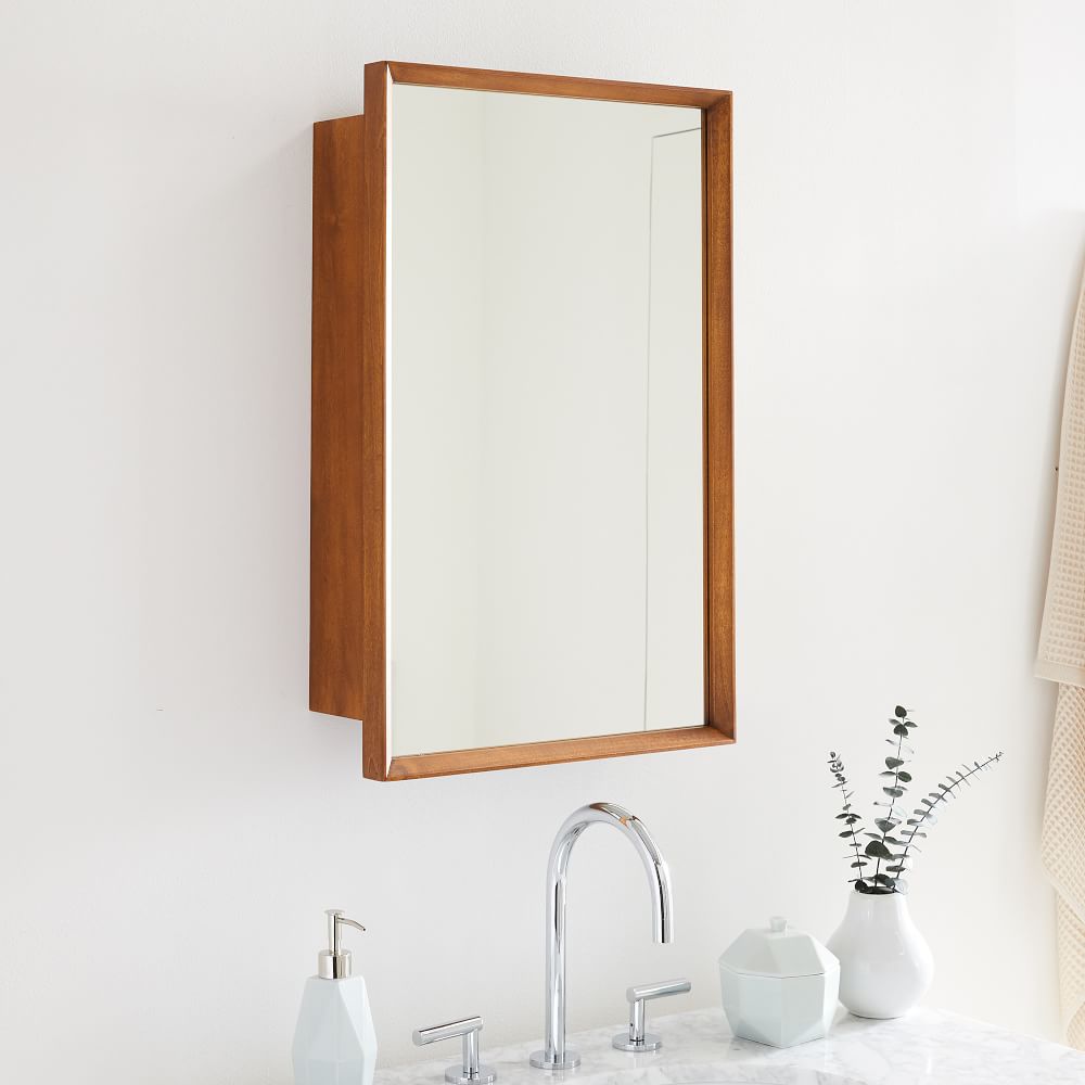 Mid-Century Modern Bathroom Wall Cabinet