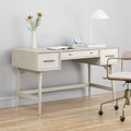 Mid-Century Modern Desk - Pebble (132 cm)