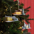 Mid-Century Paper House Bauble