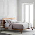 Mid-Century Platform Bed - Walnut