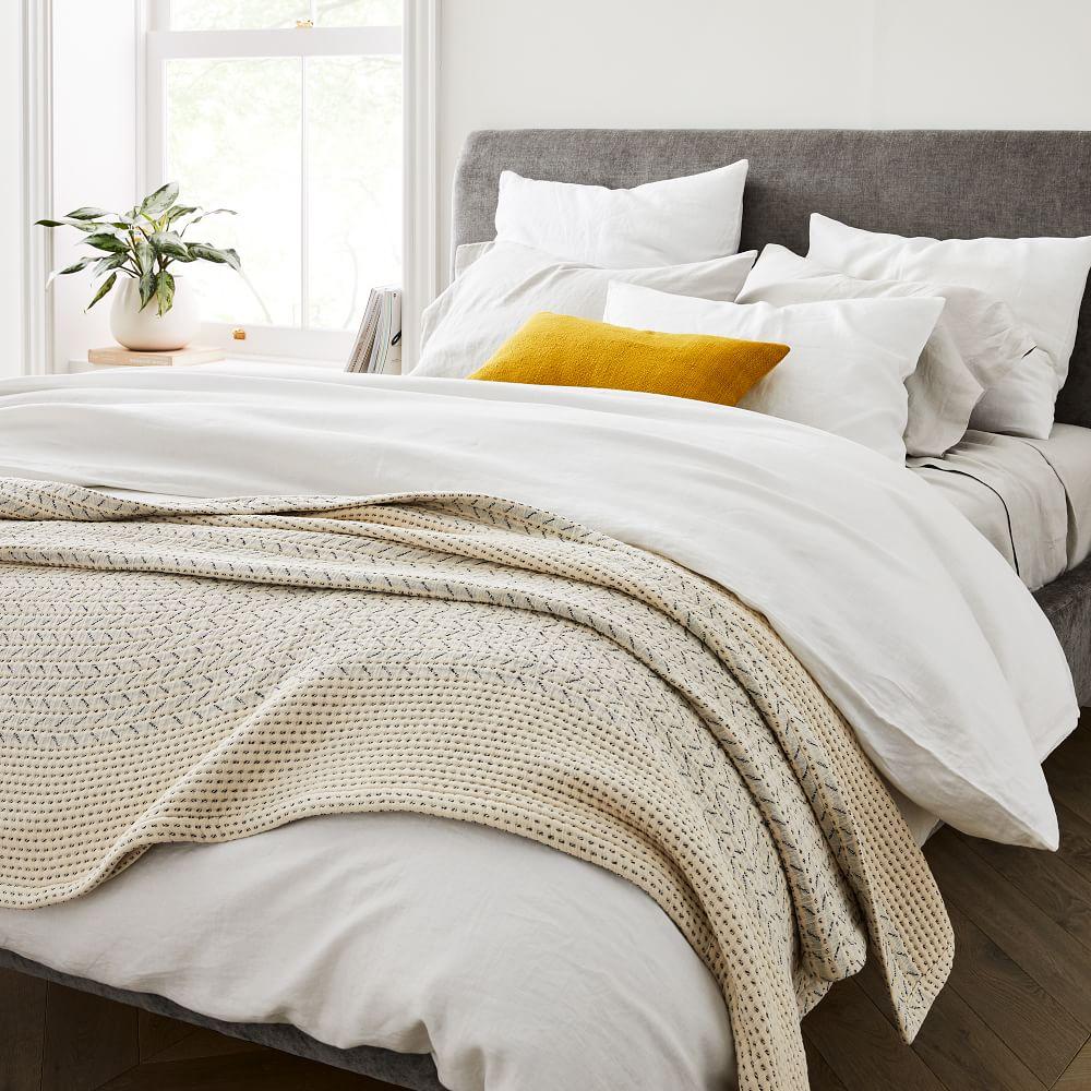 Mixed Herringbone Blanket