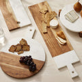 Mixed Marble & Wood Preston Serveware Collection
