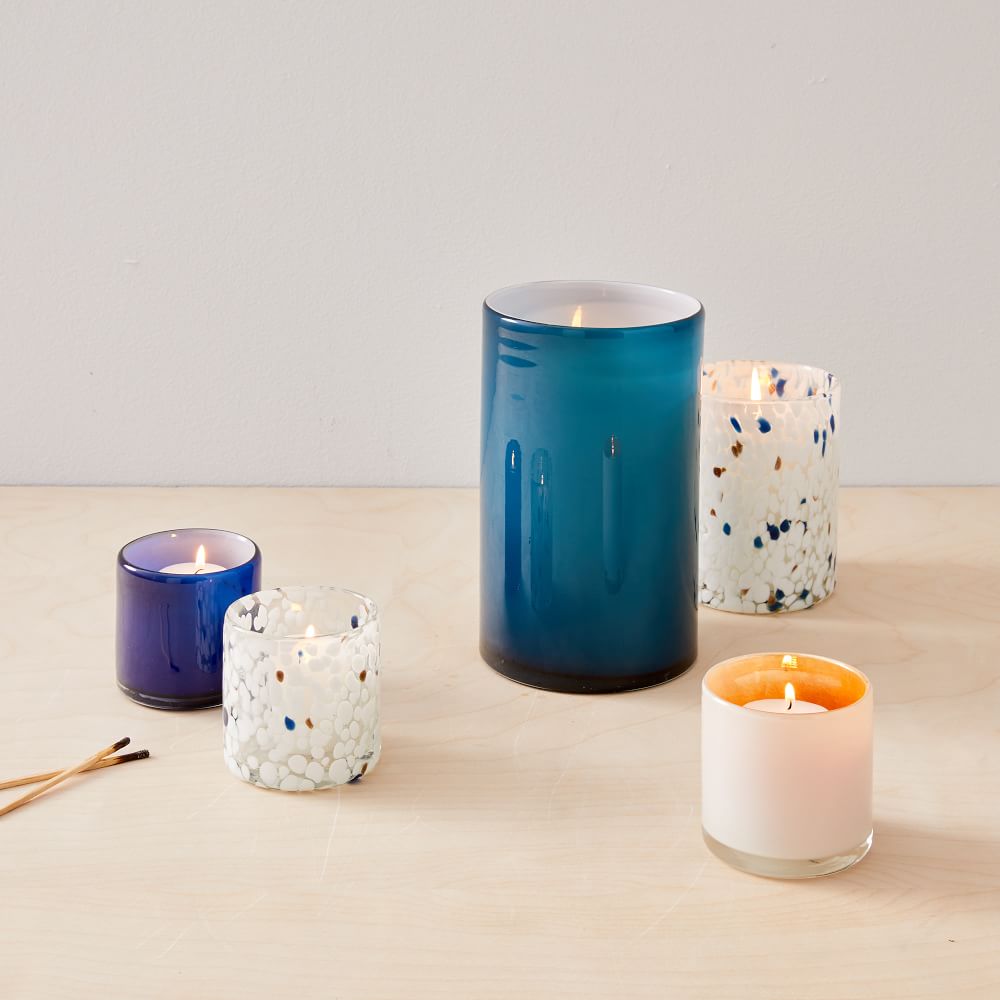Mixed Pattern Glass Votives