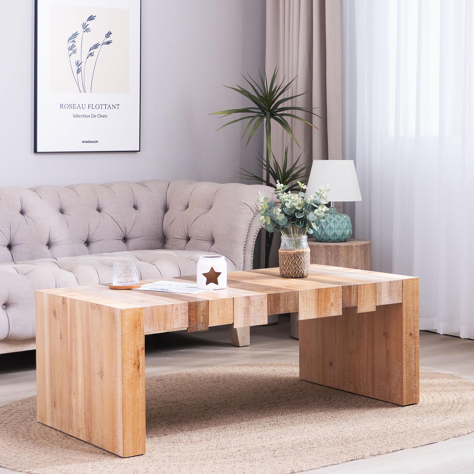 Modern Rectangular Center Table For Living Room