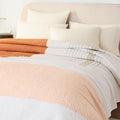 Modern Colourblock Bedspread & Pillowcases