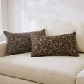 Modern Floral Lumbar Cushion Cover