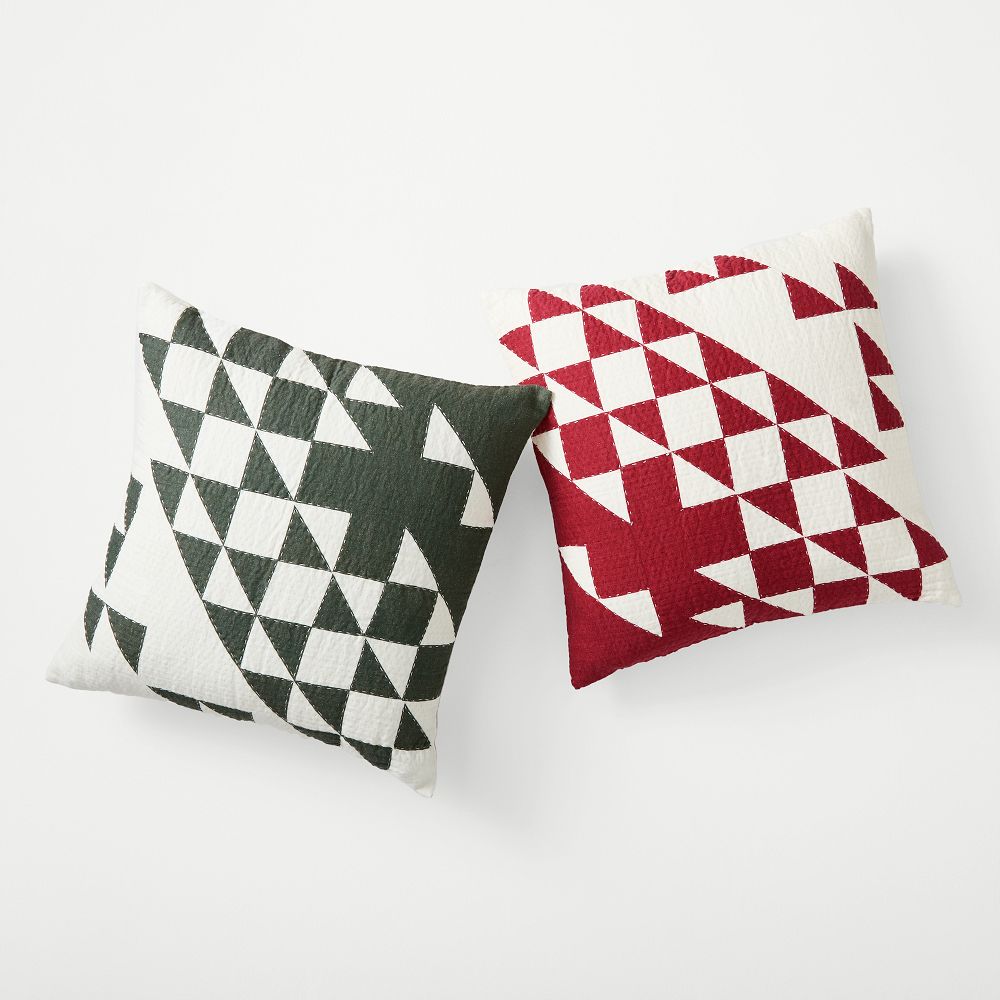 Modern Heirloom Quilted Cushion Cover