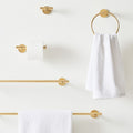 Modern Overhang Bathroom Hardware – Antique Brass