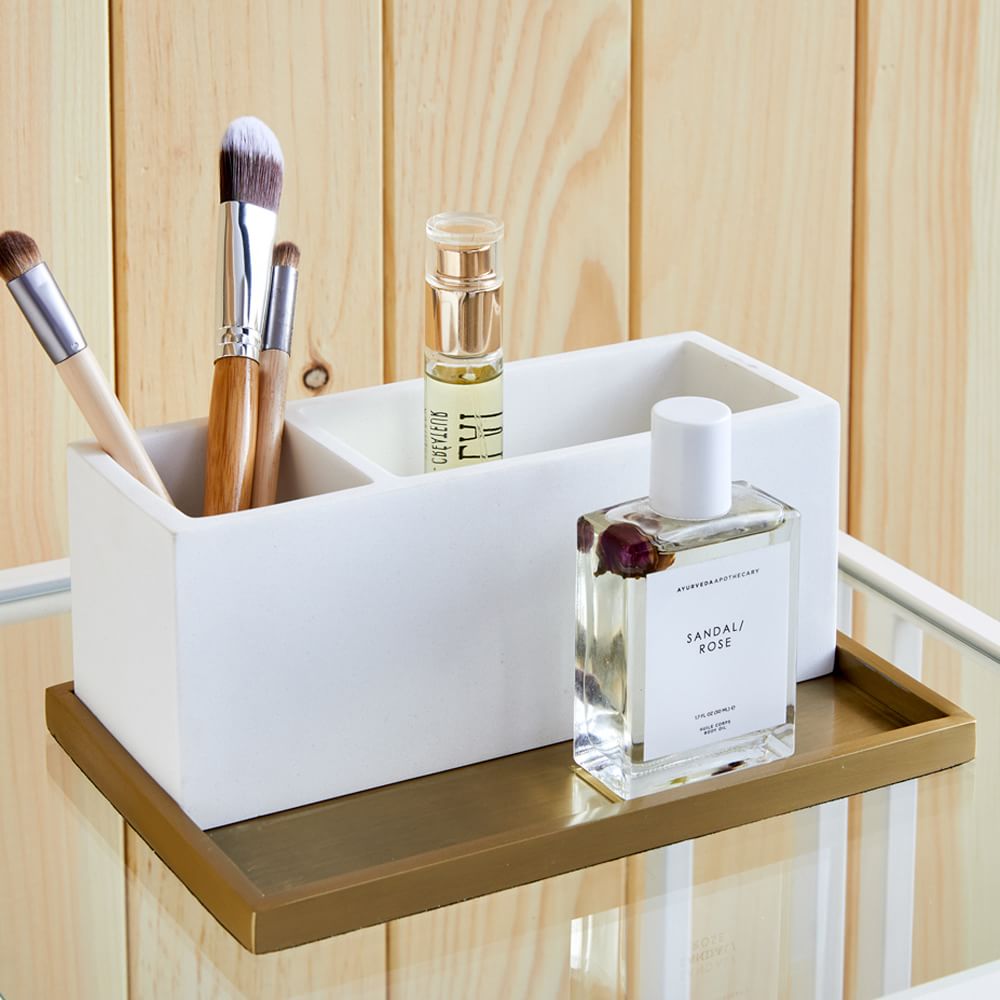 Modern Resin Brush & Phone Holder