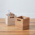 Modern Weave Rattan Utility Baskets