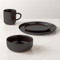 Mori Matte Black Salad Plate
