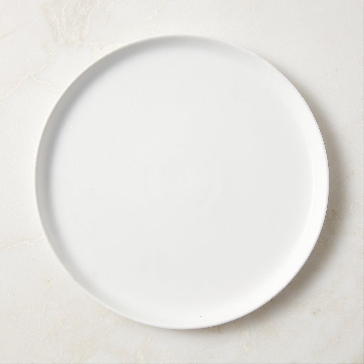 Mori 4-Piece Matte White Dinnerware Set with Pasta Bowl
