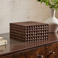 Nadia Carved Wood Box