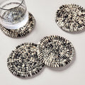 Natural Woven Coasters (Set of 4)