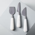 Nickel + Marble Cheese Knives (Set of 3)
