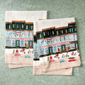 Nicole Cicak Holiday Shoppers Tea Towels (Set of 2)
