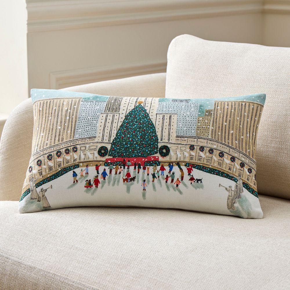 Nicole Cicak Plaza Christmas Tree Cushion Cover