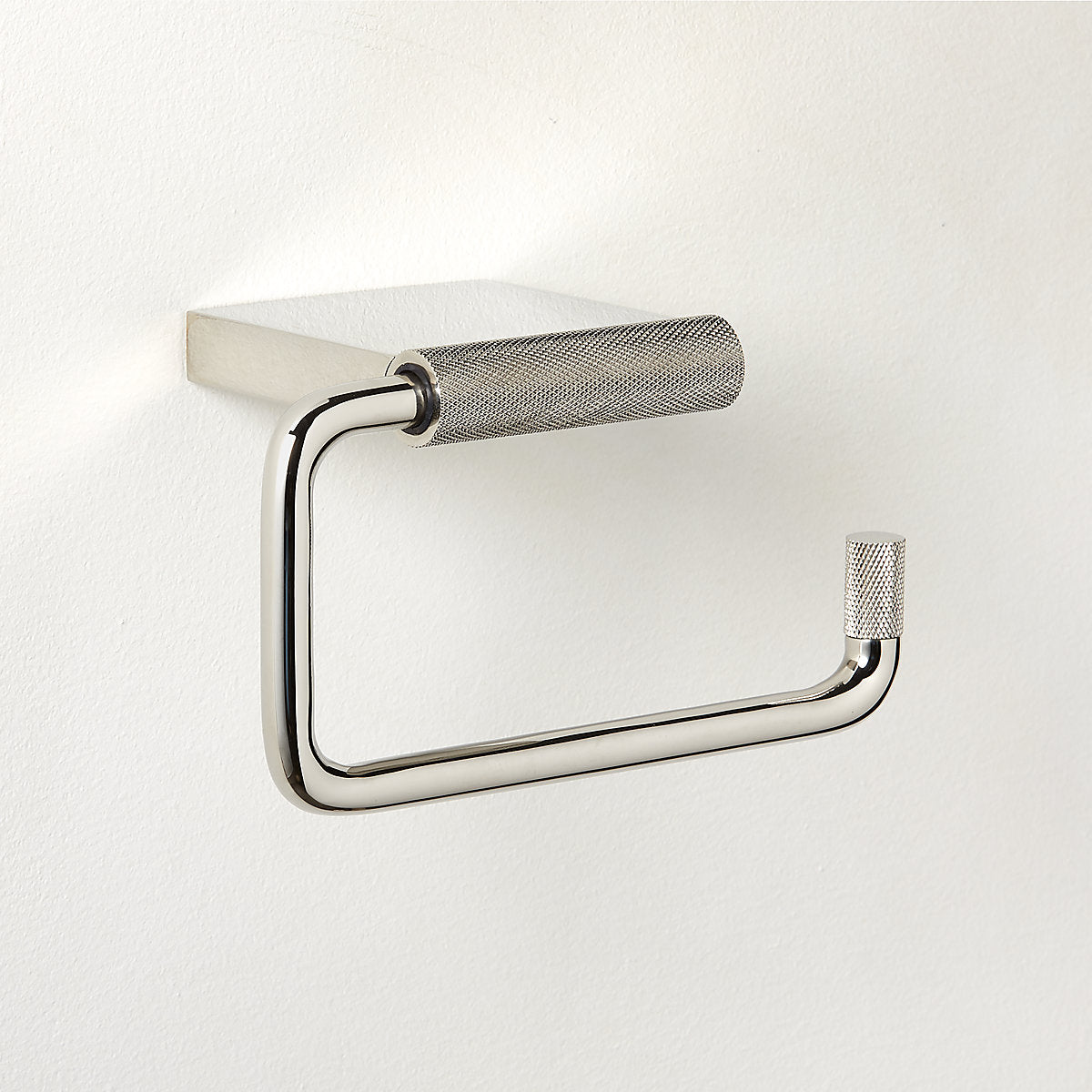 Nicolo Knurled Pollished Nickel Cabinet Knob