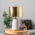 Watch Hill 25 Natalie Concrete Iron Aluminium Shade Table Lamp