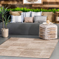 Nuloom Modern Shingles Outdoor Beige Rug 53 X 76 53 X 76
