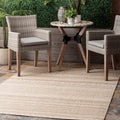 Nuloom Indoor Outdoor Geometric Tribal Patterns Beige Rug 53 X 76 53 X 76