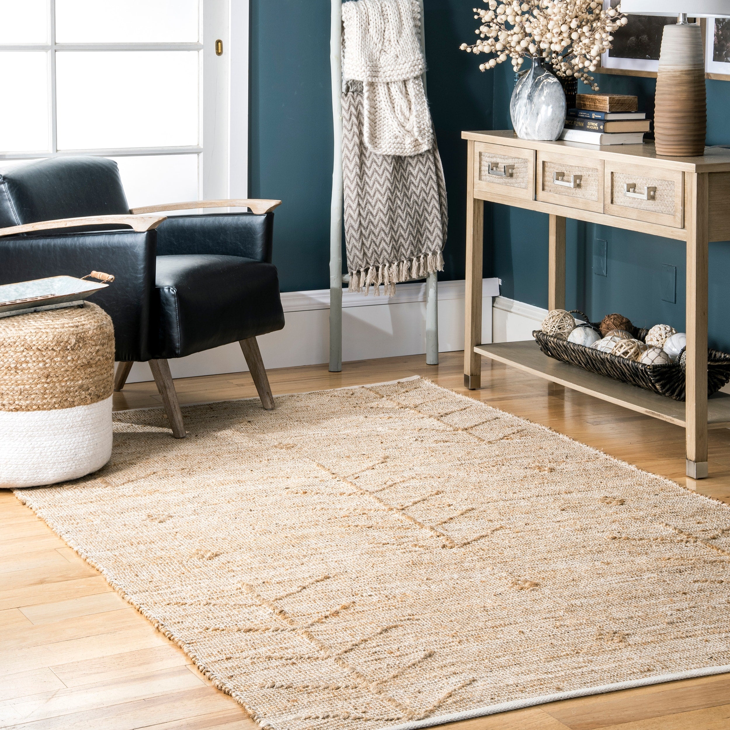 The Curated Nomad Charing Jute Nomadic Area Rug
