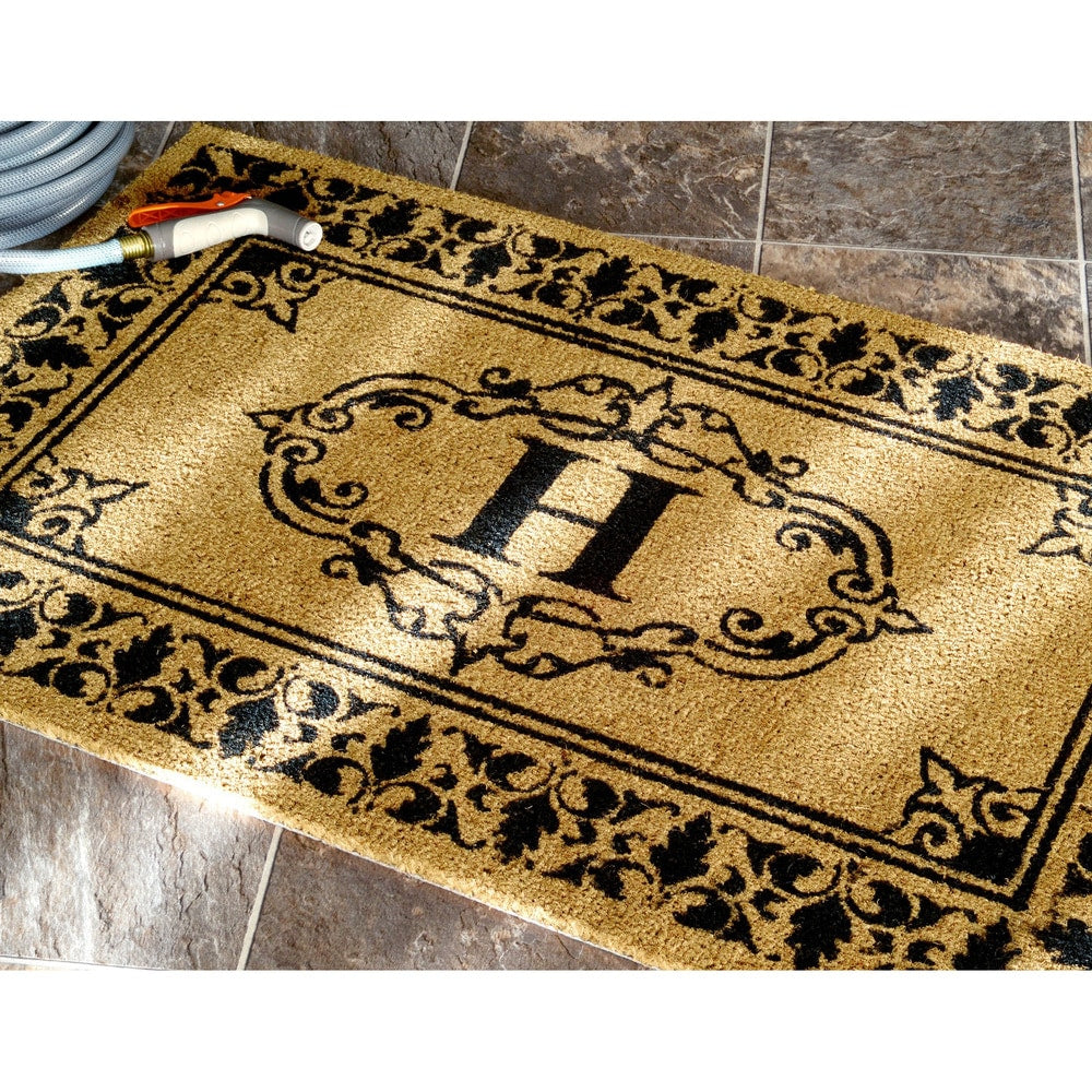Nuloom Estate Monogrammed Welcome Door Mat 26 X 4