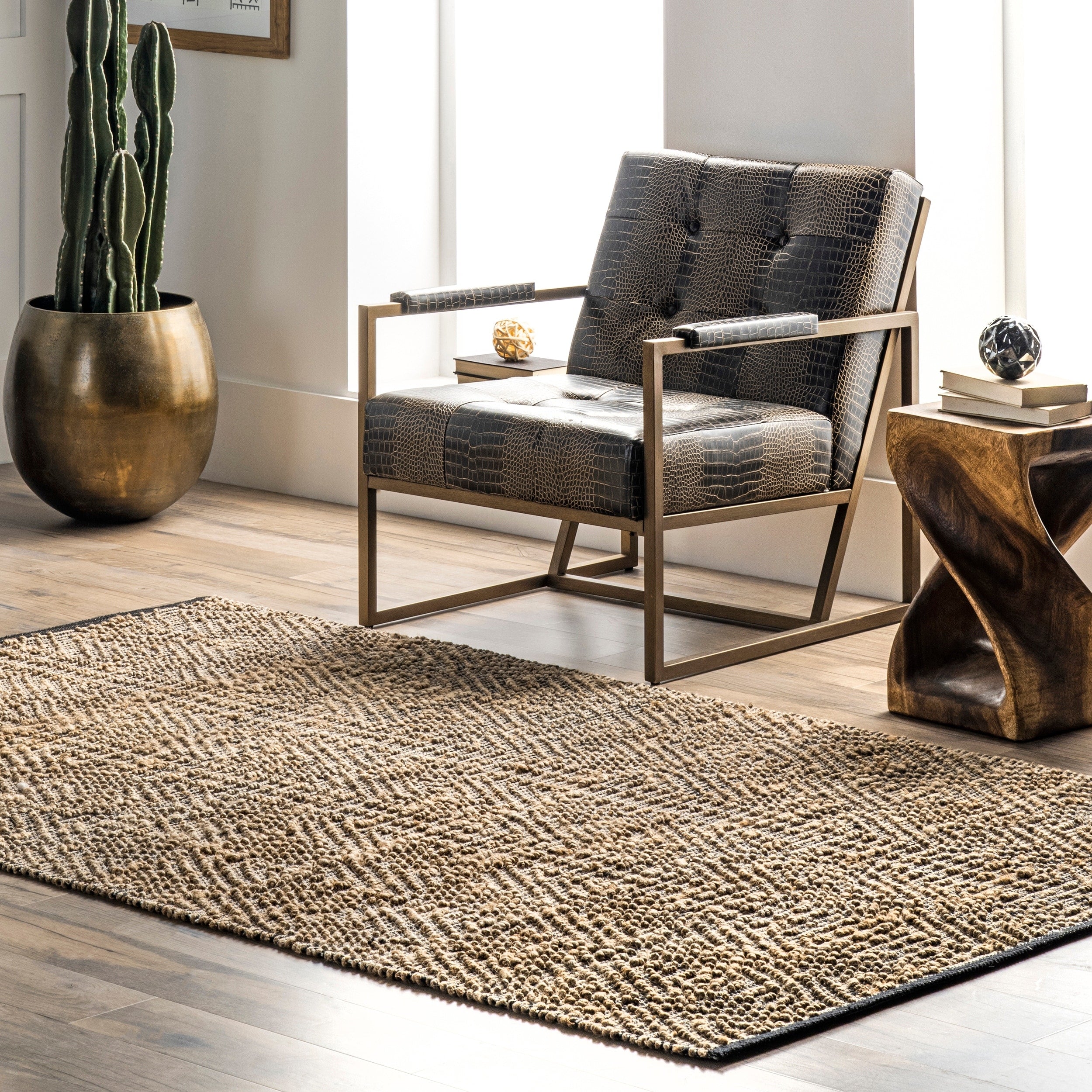 Nuloom Alden Textured Diamonds Area Rug