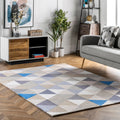 Carson Carrington Falun Hand Hooked Triangle Area Rug 5 X 8