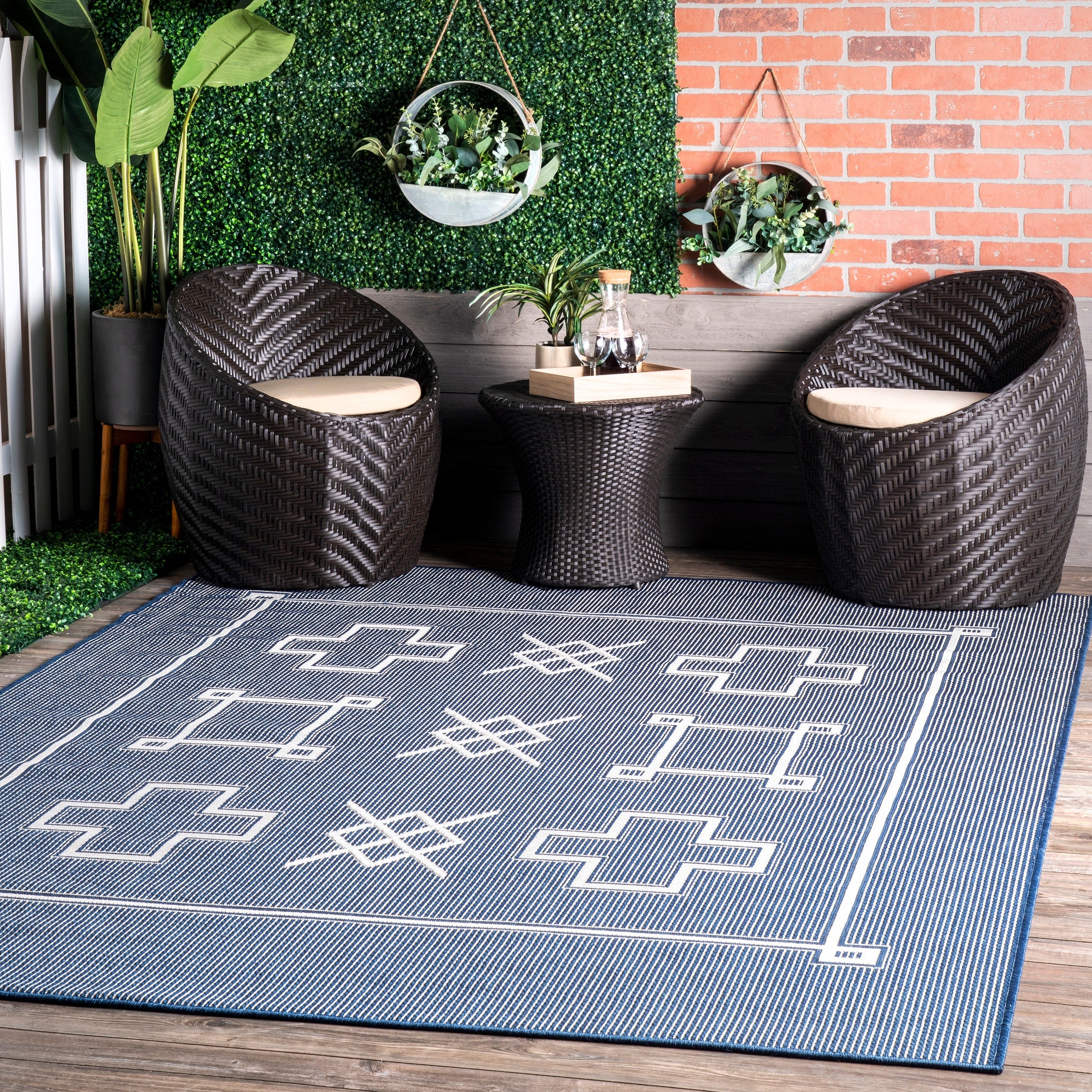Nuloom Hillary Geometric Tribal Indoor Outdoor Area Rug