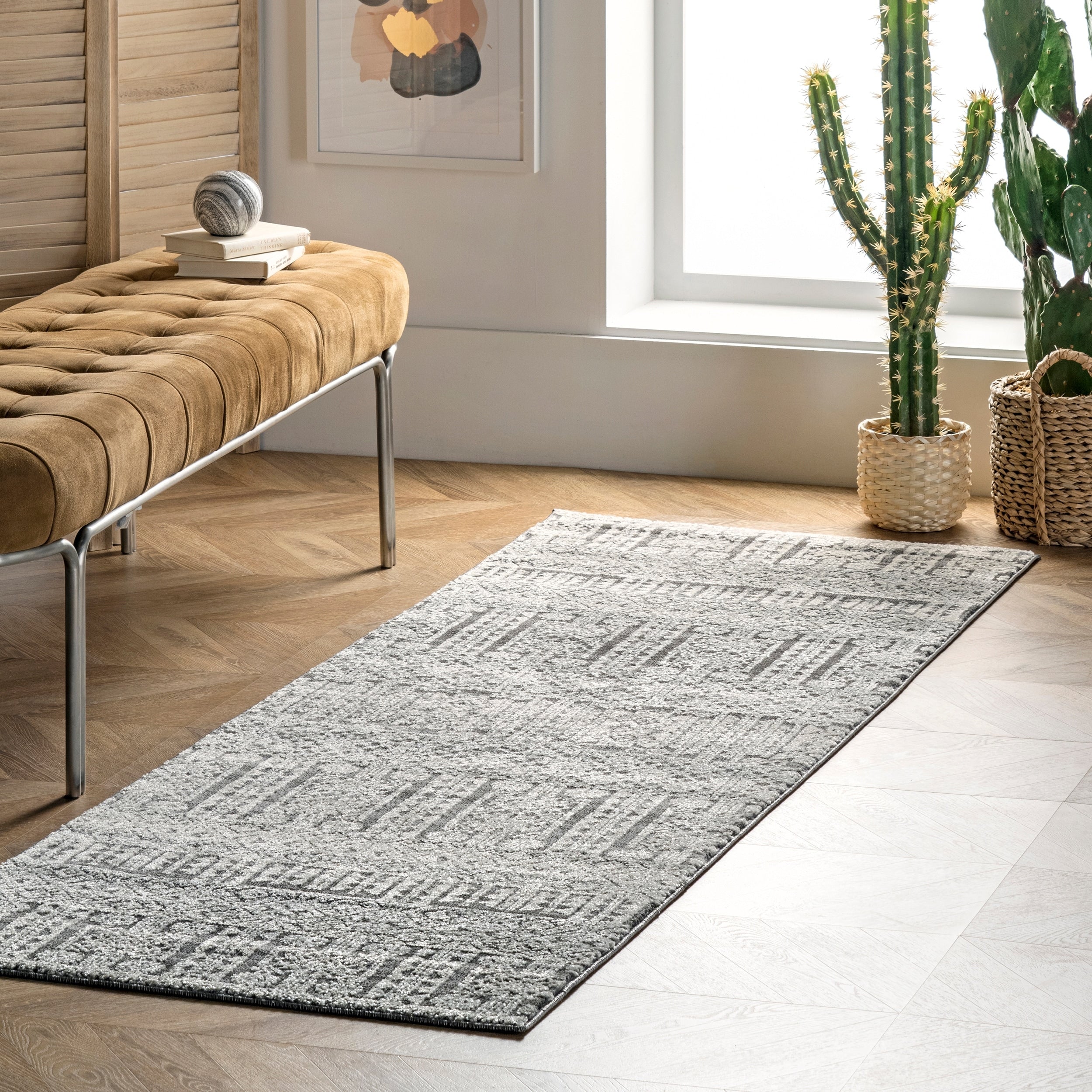 Nuloom Mabe Geometric Aztec Area Rug