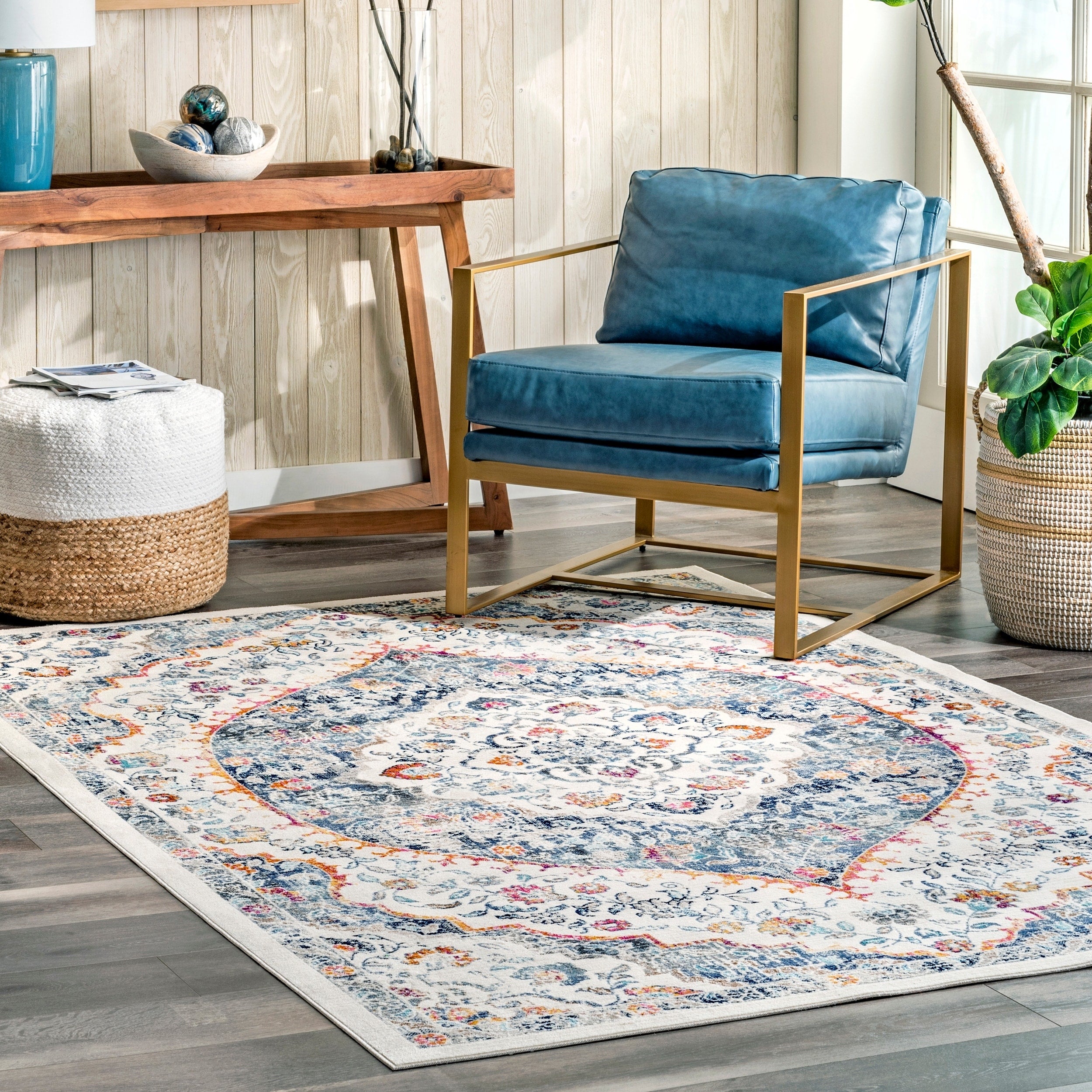 The Curated Nomad Fairmont Medallion Area Rug