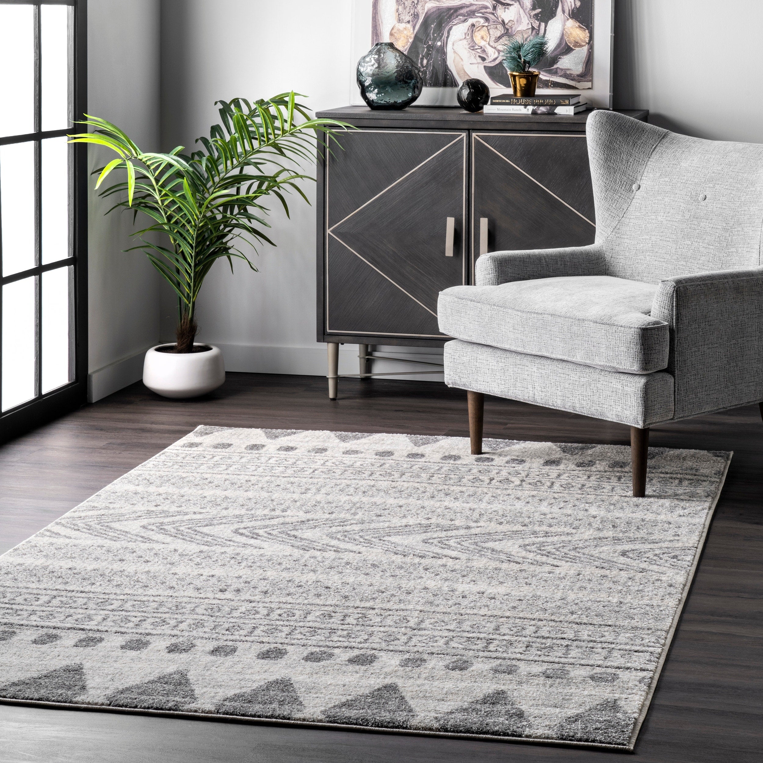 Nuloom Modern Stripes Faded Grey Rug 8 X 10 8 X 10