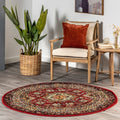 Nuloom Traditional Indoor Outdoor Medieval Herald Border Area Rug