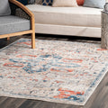 Nuloom Transitional Vintage Medallion Mcfarlad Area Rug