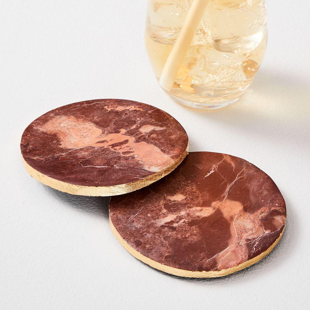 Brown Aventurine Coasters (Set of 4)