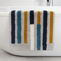 Organic Broken Stripe Bath Mat