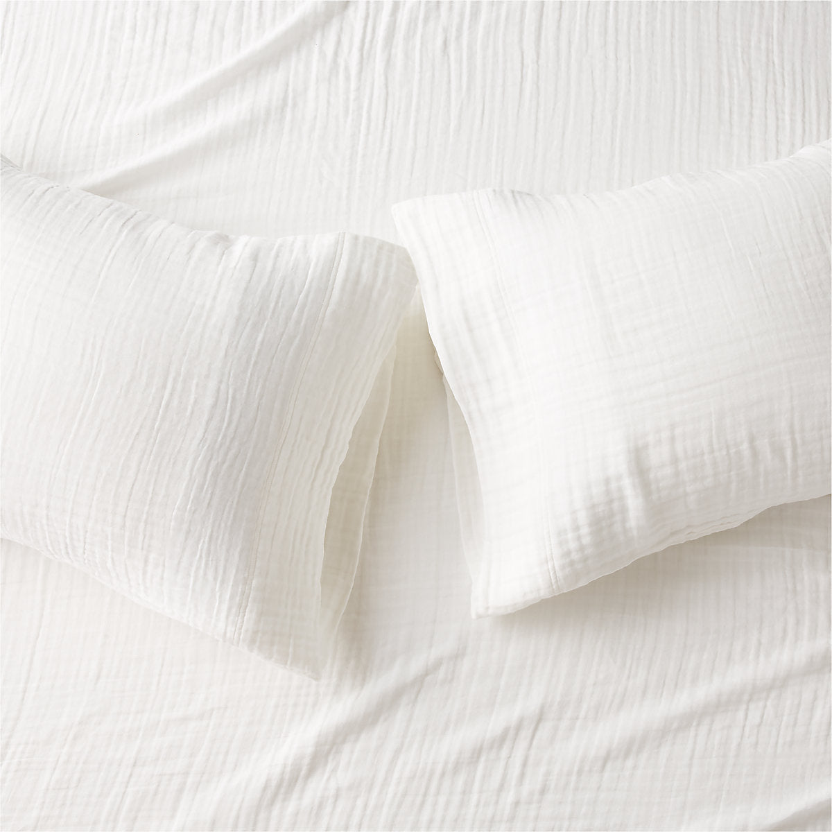 Alto Organic Cotton Gauze White King Sheet Set