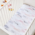 Organic Crystal Geo Crib Fitted Sheet
