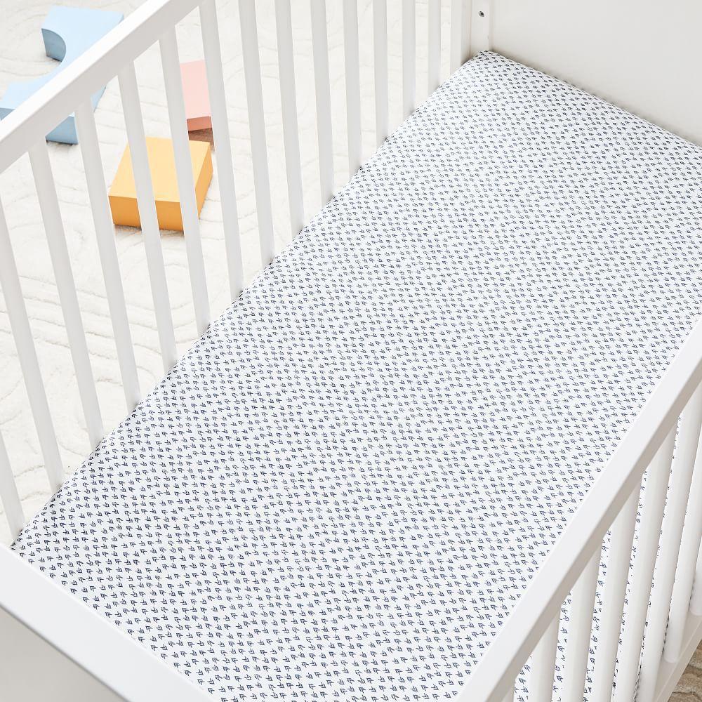 Organic Harmony Cot Fitted Sheet - Nightshade