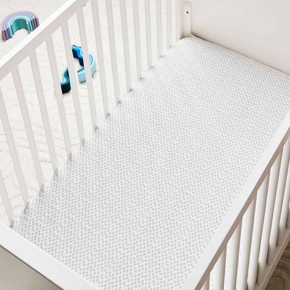 Organic Harmony Cot Fitted Sheet - Platinum