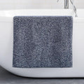 Organic Heathered Bath Mat - Granite Blue