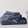 Organic Heathered Towels - Granite Blue