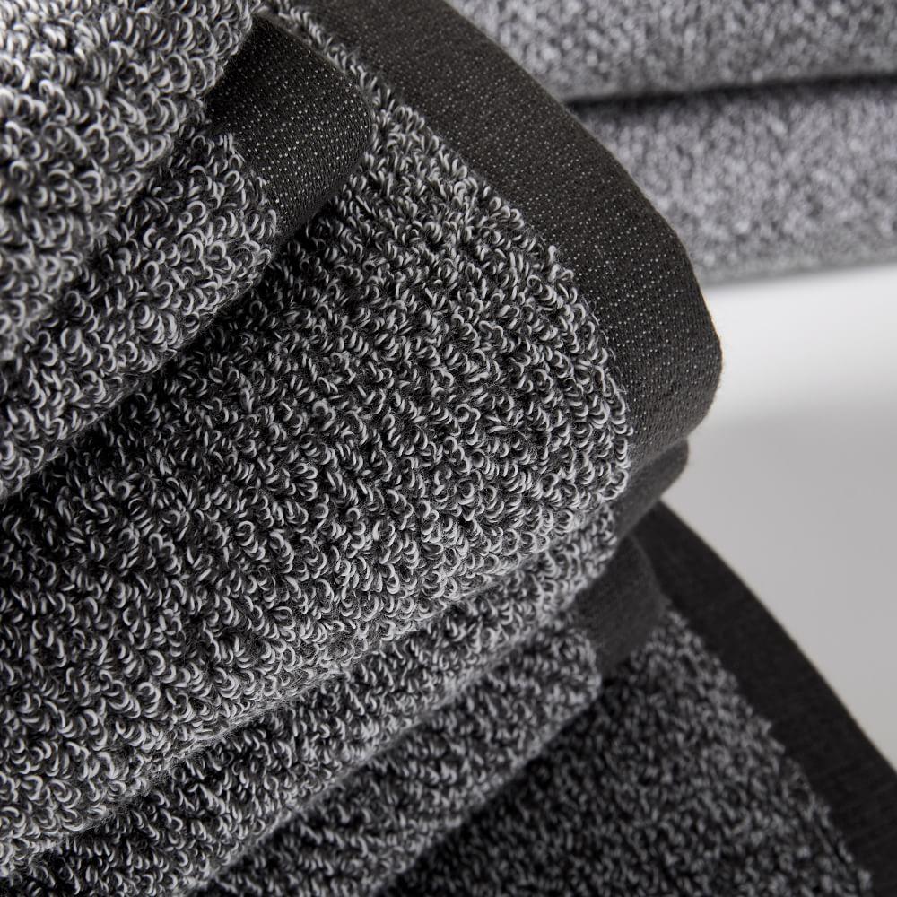 Organic Heathered Towels - Grey Dusk
