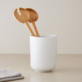 Organic Shaped Porcelain Utensil Holder
