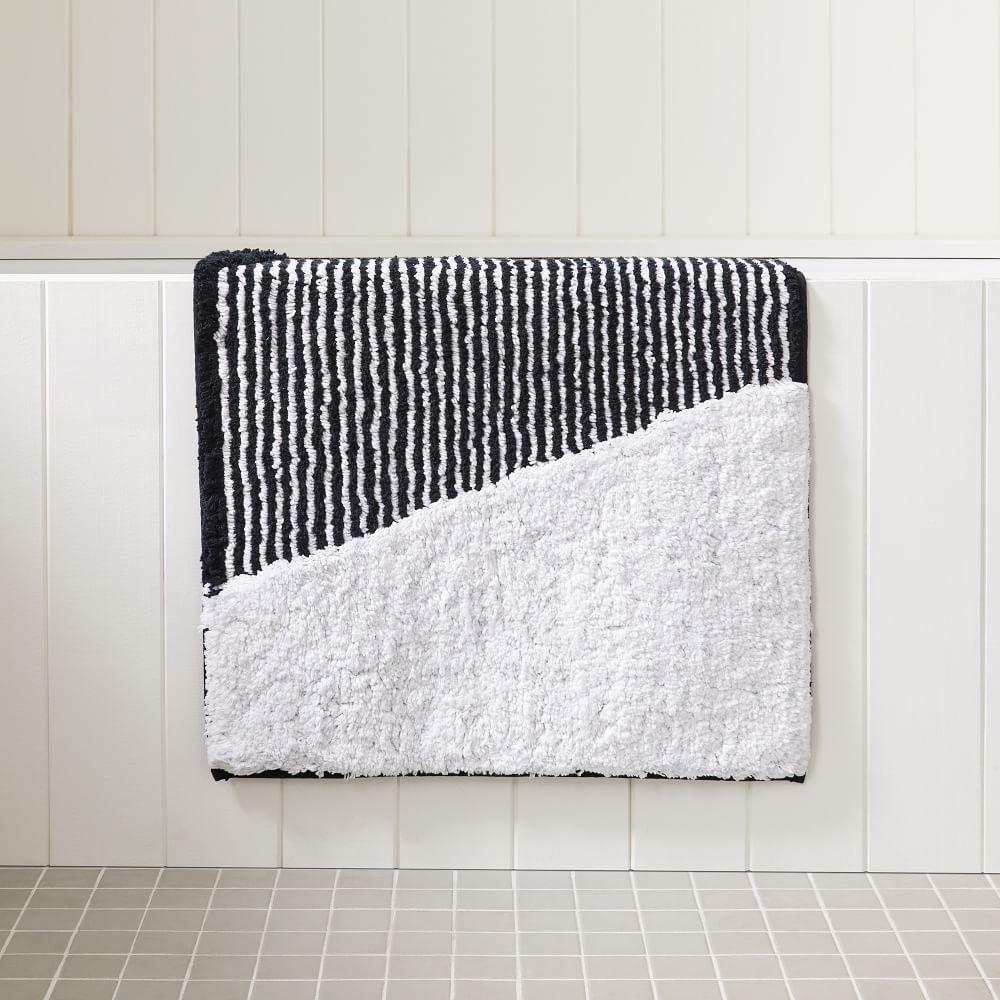 Organic Shadow Graphic Bath Mat