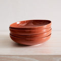Organic Shaped Low Bowls - Terracotta