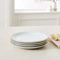Organic Porcelain Gold-Rimmed Salad Plates